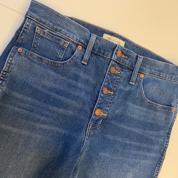 Madewell 10" High Rise Skinny Exposed Button Fly Size 31 - Picture 5 of 15